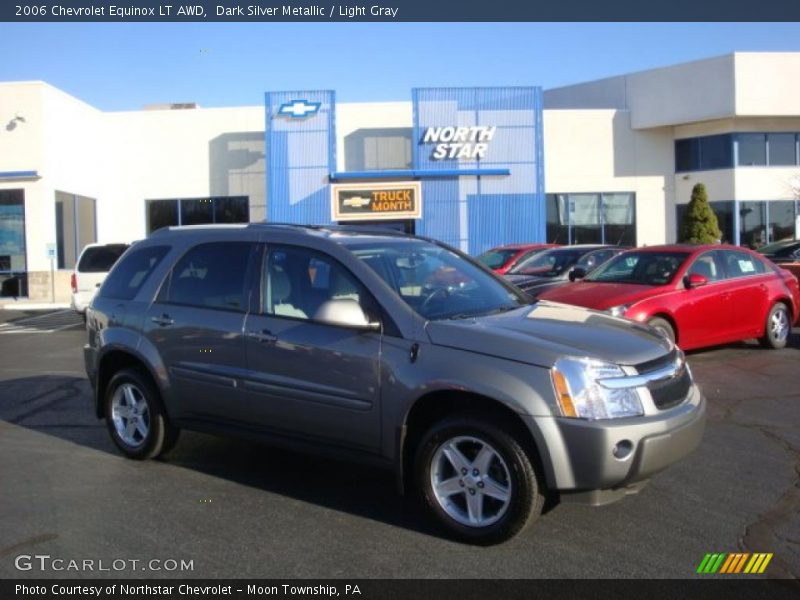 Dark Silver Metallic / Light Gray 2006 Chevrolet Equinox LT AWD