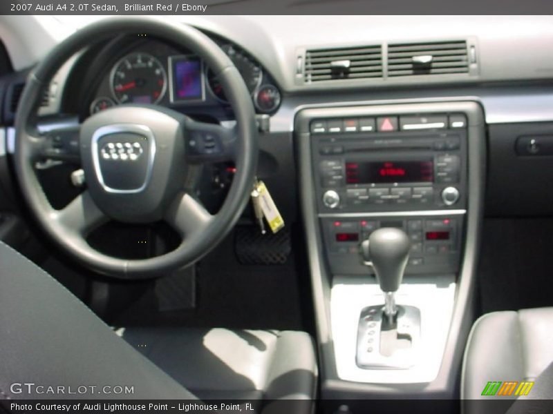 Brilliant Red / Ebony 2007 Audi A4 2.0T Sedan