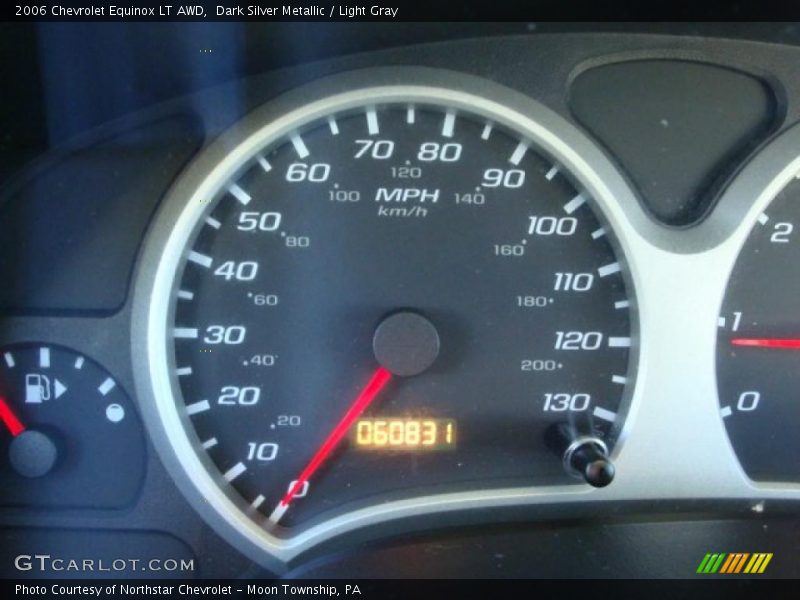 Dark Silver Metallic / Light Gray 2006 Chevrolet Equinox LT AWD