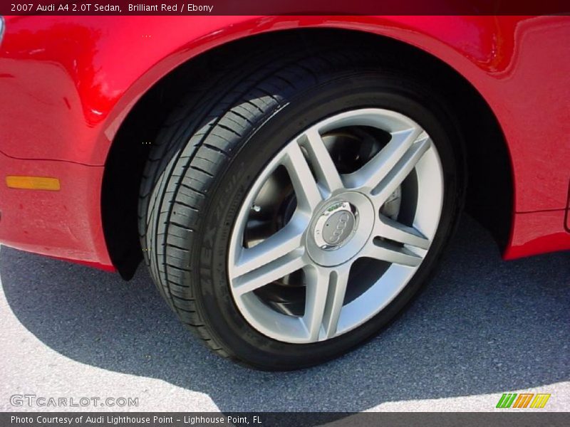 Brilliant Red / Ebony 2007 Audi A4 2.0T Sedan