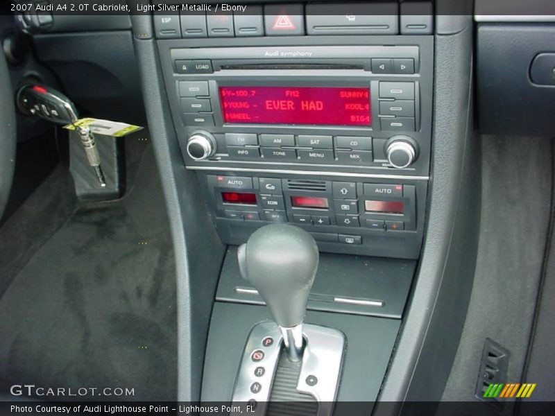 Light Silver Metallic / Ebony 2007 Audi A4 2.0T Cabriolet