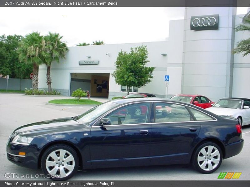Night Blue Pearl / Cardamom Beige 2007 Audi A6 3.2 Sedan