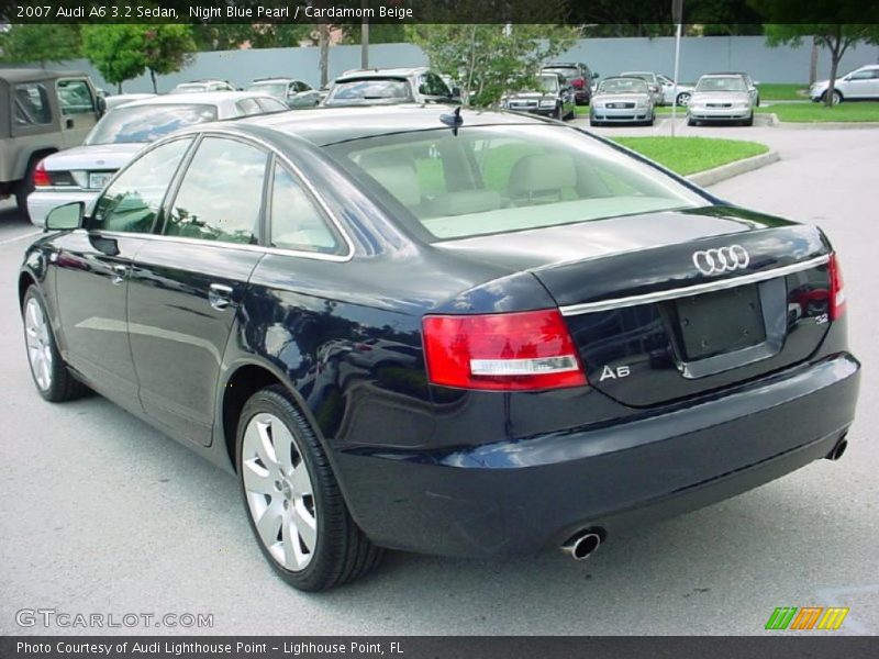 Night Blue Pearl / Cardamom Beige 2007 Audi A6 3.2 Sedan