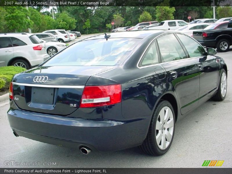 Night Blue Pearl / Cardamom Beige 2007 Audi A6 3.2 Sedan