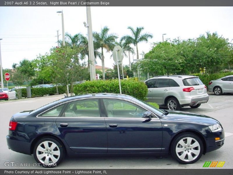 Night Blue Pearl / Cardamom Beige 2007 Audi A6 3.2 Sedan