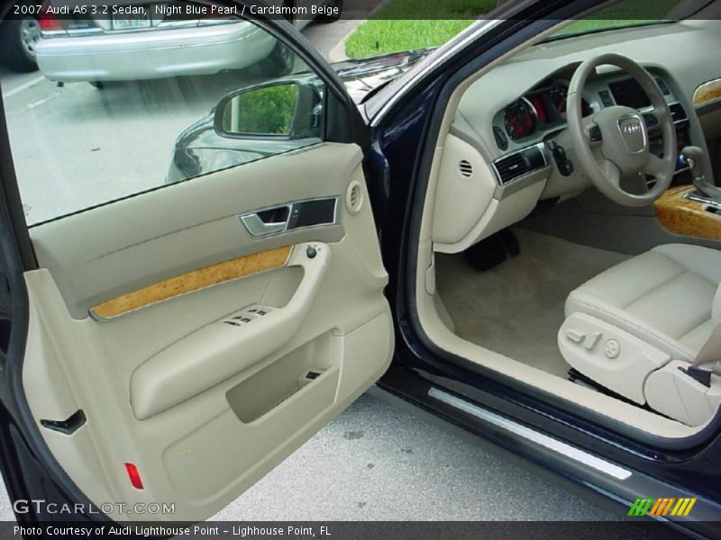Night Blue Pearl / Cardamom Beige 2007 Audi A6 3.2 Sedan