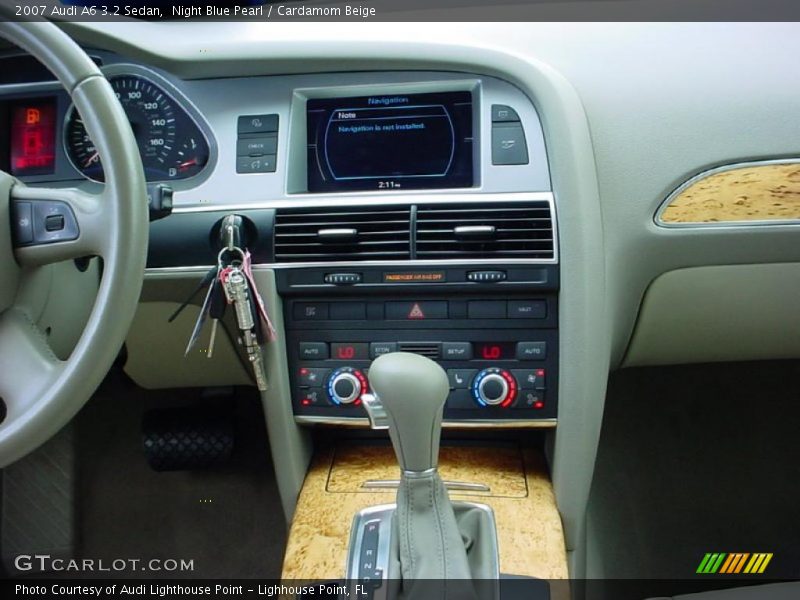 Night Blue Pearl / Cardamom Beige 2007 Audi A6 3.2 Sedan