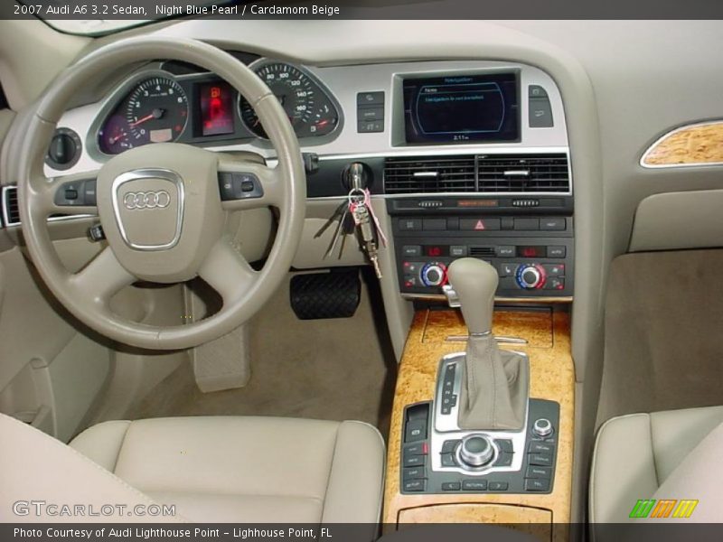 Night Blue Pearl / Cardamom Beige 2007 Audi A6 3.2 Sedan