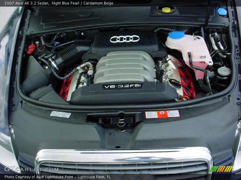 Night Blue Pearl / Cardamom Beige 2007 Audi A6 3.2 Sedan