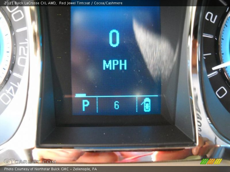 Red Jewel Tintcoat / Cocoa/Cashmere 2011 Buick LaCrosse CXL AWD