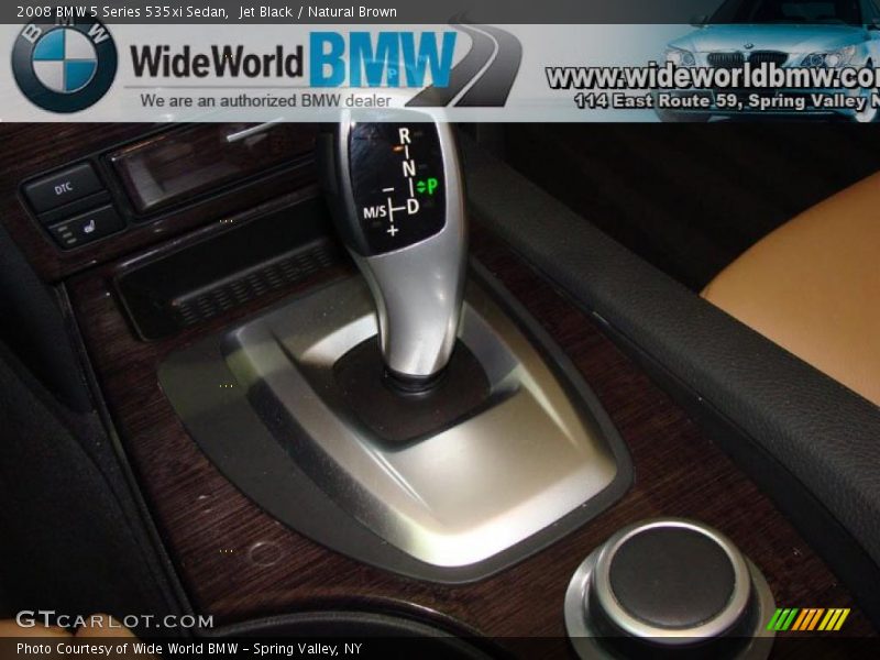 Jet Black / Natural Brown 2008 BMW 5 Series 535xi Sedan