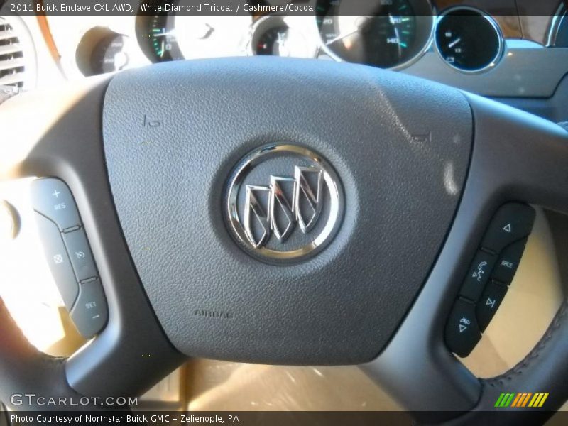 Controls of 2011 Enclave CXL AWD