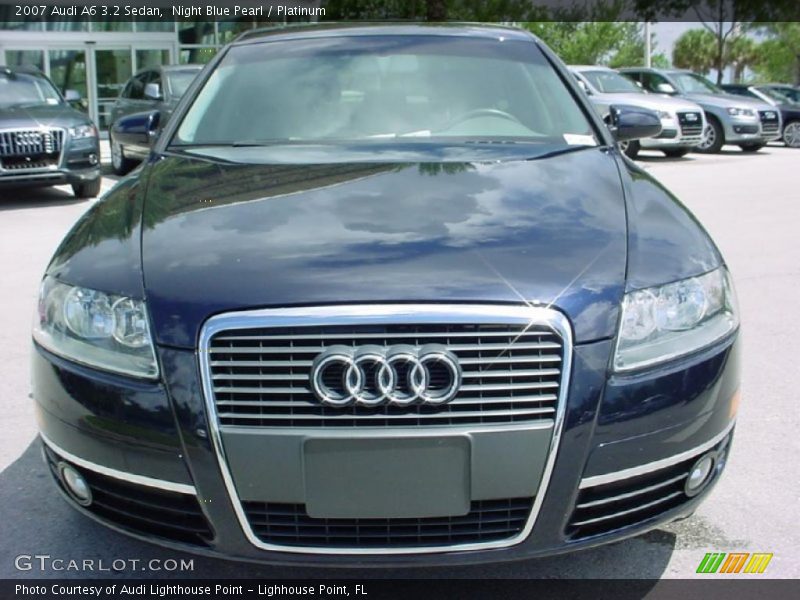 Night Blue Pearl / Platinum 2007 Audi A6 3.2 Sedan