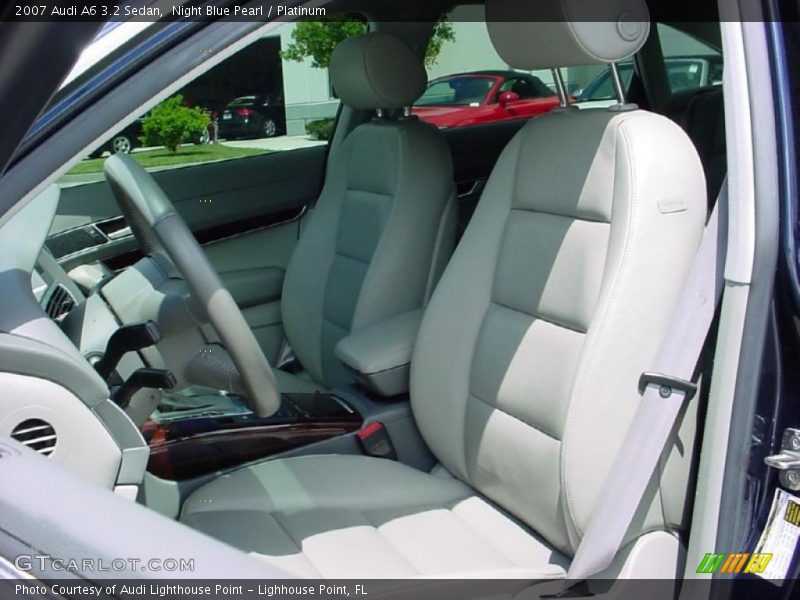 Night Blue Pearl / Platinum 2007 Audi A6 3.2 Sedan