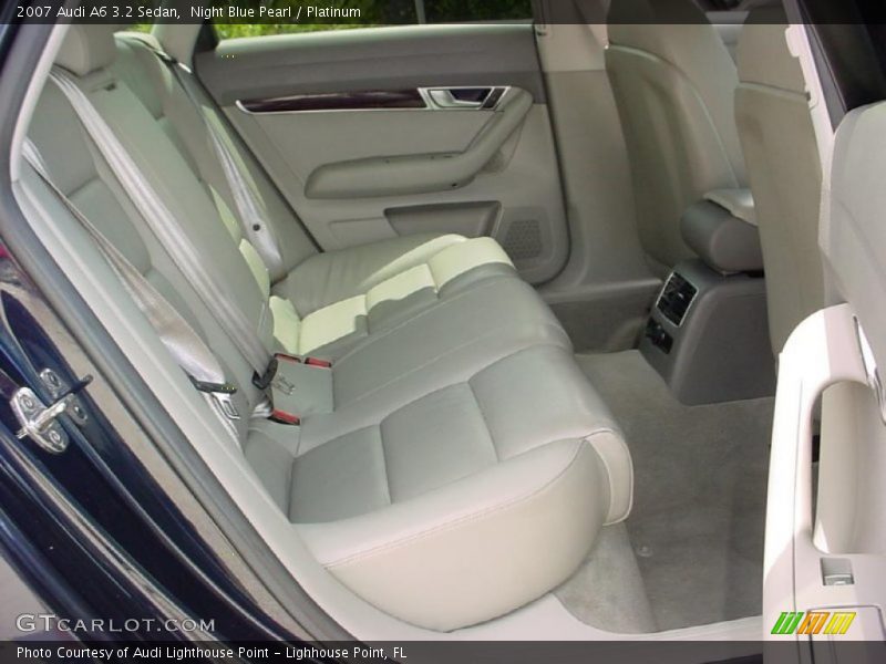 Night Blue Pearl / Platinum 2007 Audi A6 3.2 Sedan