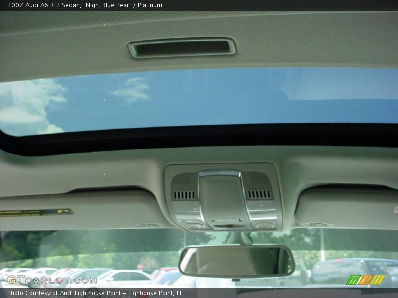 Night Blue Pearl / Platinum 2007 Audi A6 3.2 Sedan