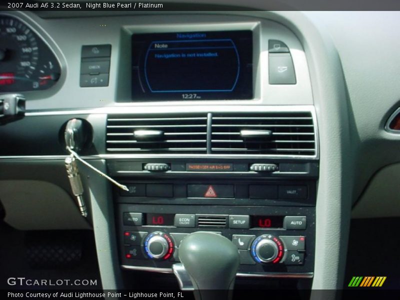Night Blue Pearl / Platinum 2007 Audi A6 3.2 Sedan