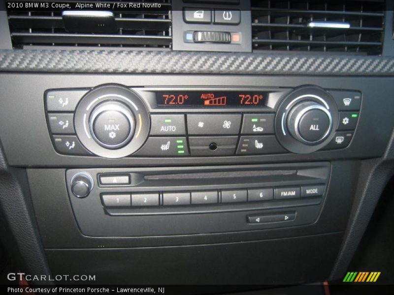 Controls of 2010 M3 Coupe