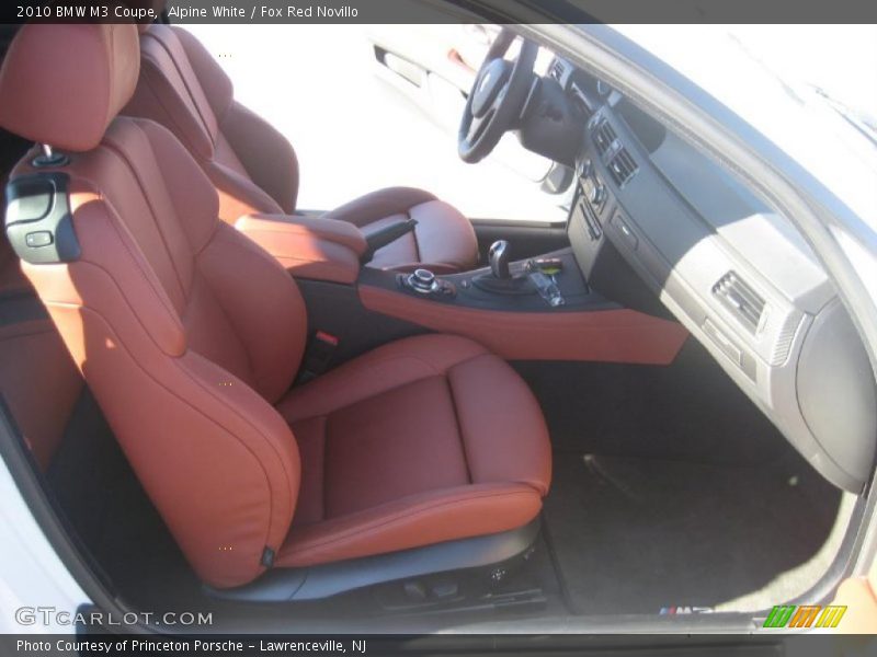  2010 M3 Coupe Fox Red Novillo Interior