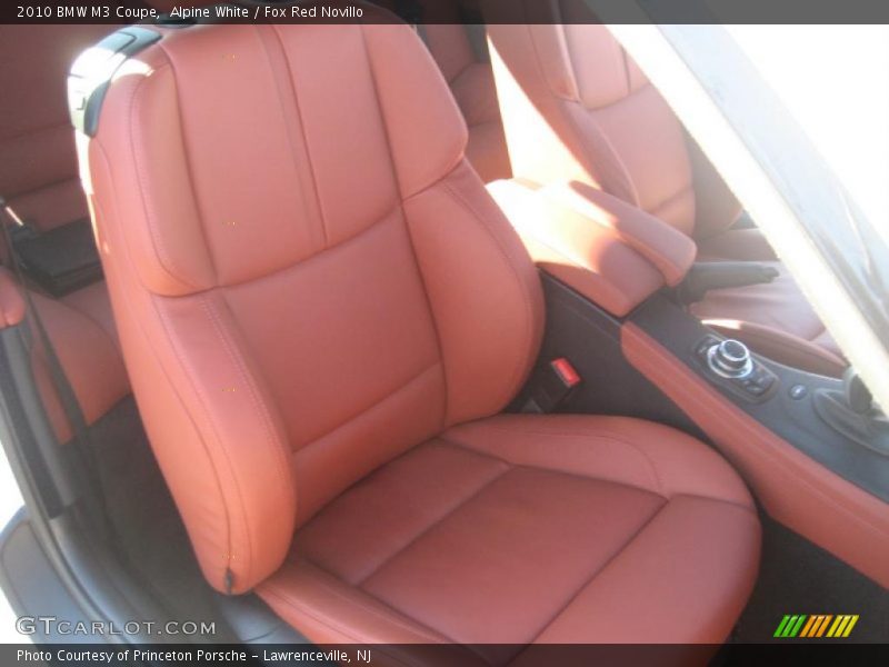  2010 M3 Coupe Fox Red Novillo Interior