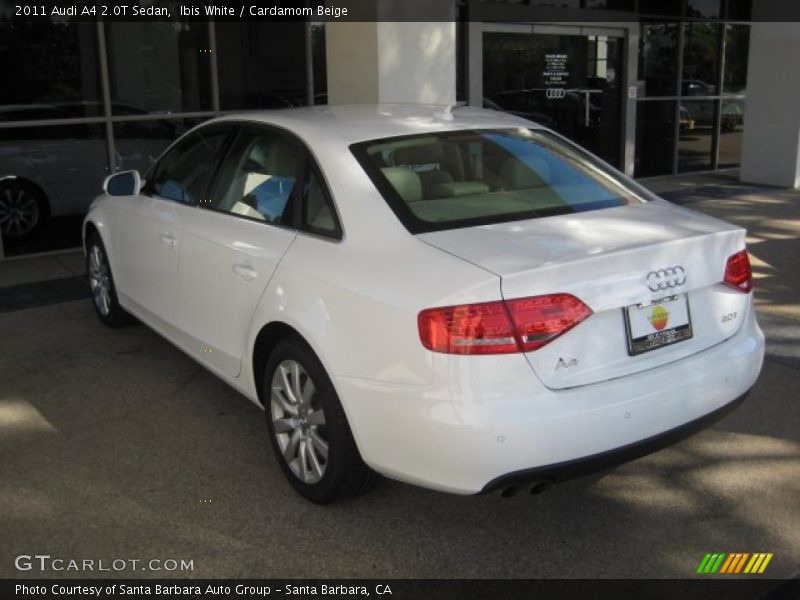 Ibis White / Cardamom Beige 2011 Audi A4 2.0T Sedan