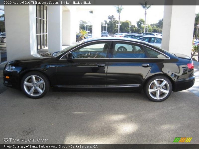 Brilliant Black / Black 2010 Audi A6 3.0 TFSI quattro Sedan