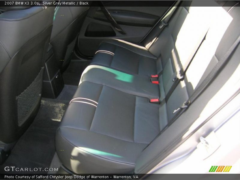 Silver Grey Metallic / Black 2007 BMW X3 3.0si