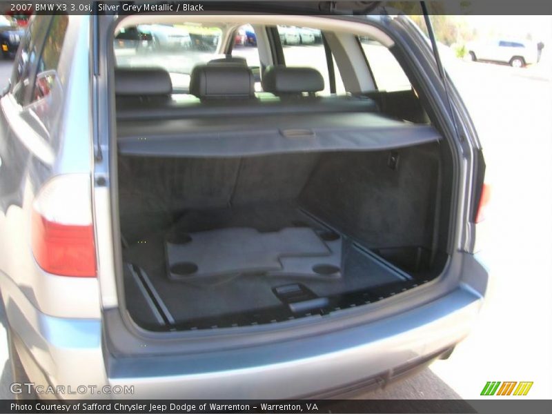 Silver Grey Metallic / Black 2007 BMW X3 3.0si