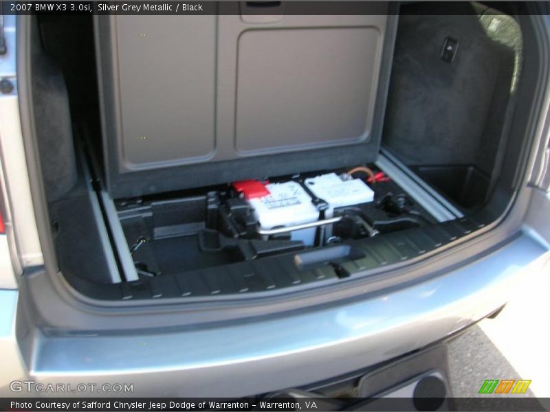 Silver Grey Metallic / Black 2007 BMW X3 3.0si