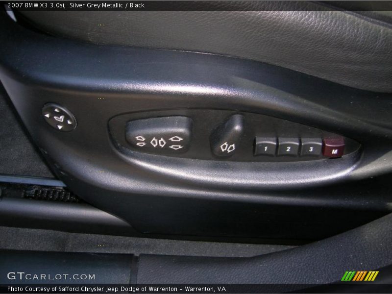 Silver Grey Metallic / Black 2007 BMW X3 3.0si