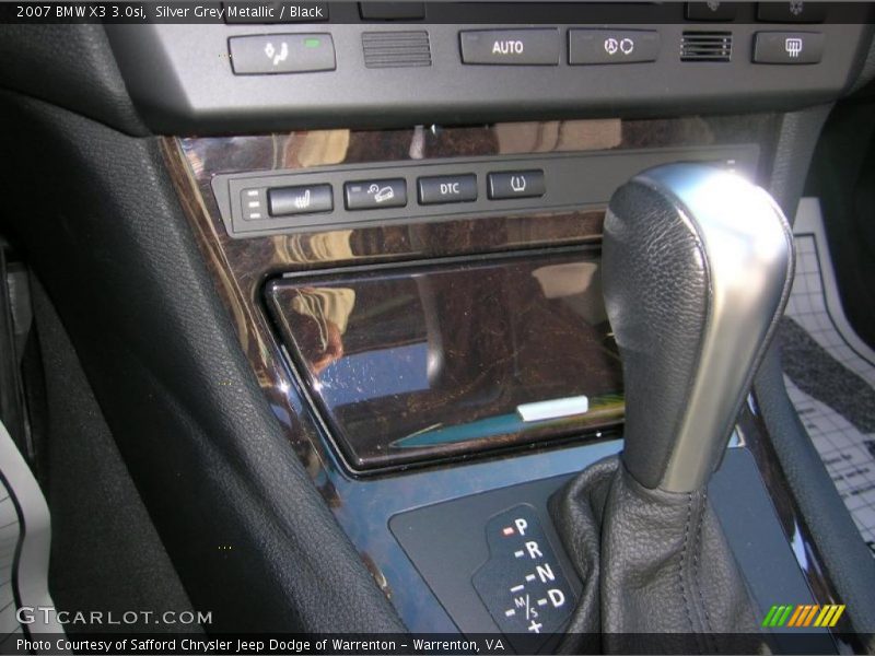 Silver Grey Metallic / Black 2007 BMW X3 3.0si