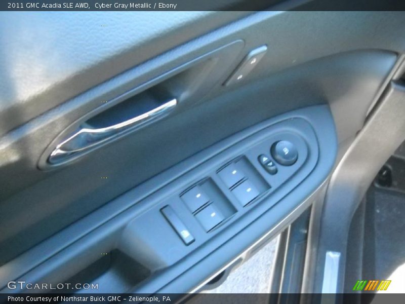 Cyber Gray Metallic / Ebony 2011 GMC Acadia SLE AWD