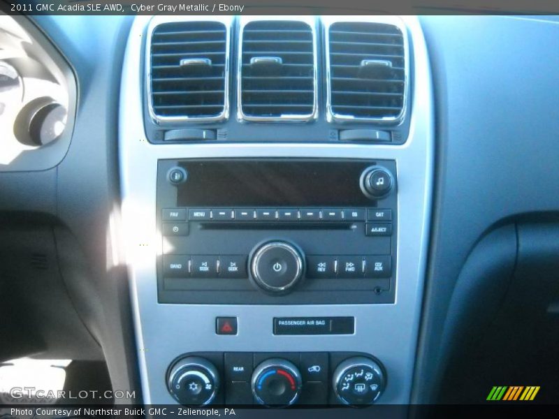 Cyber Gray Metallic / Ebony 2011 GMC Acadia SLE AWD