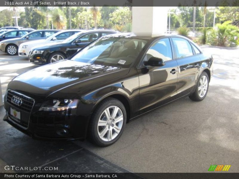 Brilliant Black / Black 2011 Audi A4 2.0T Sedan