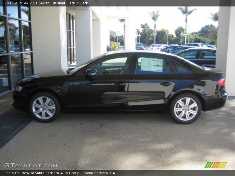 Brilliant Black / Black 2011 Audi A4 2.0T Sedan