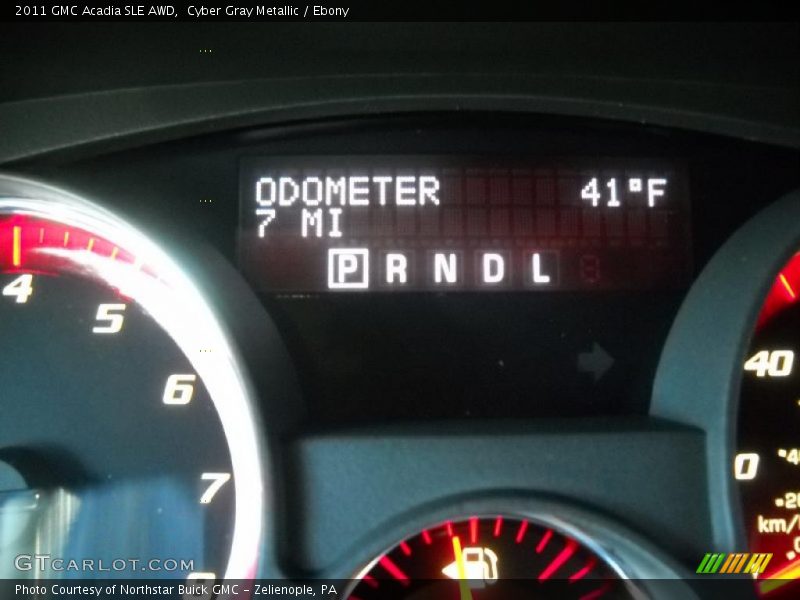Cyber Gray Metallic / Ebony 2011 GMC Acadia SLE AWD