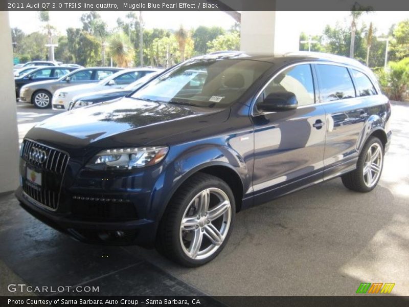 Mugello Blue Pearl Effect / Black 2011 Audi Q7 3.0 TFSI S line quattro