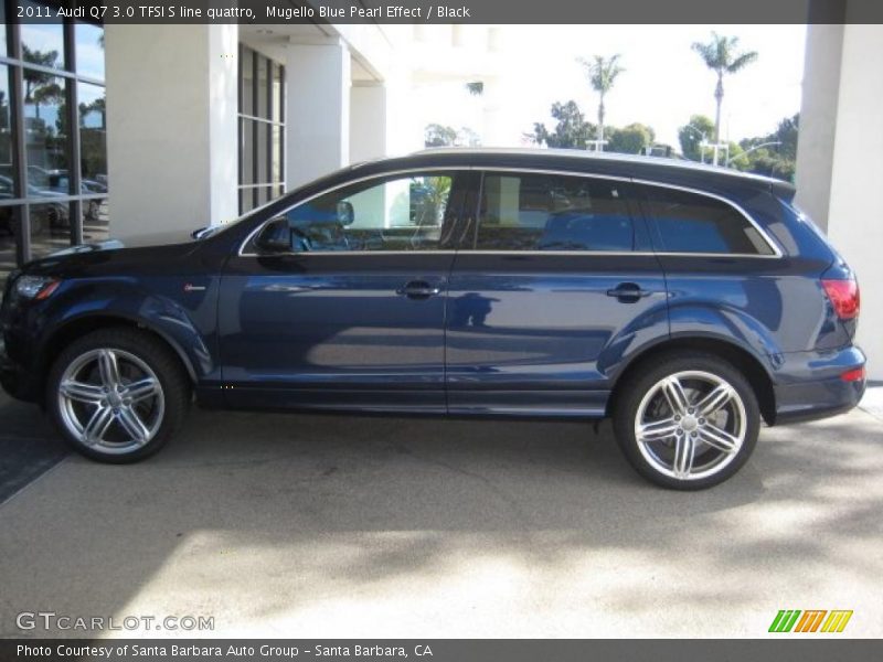 Mugello Blue Pearl Effect / Black 2011 Audi Q7 3.0 TFSI S line quattro