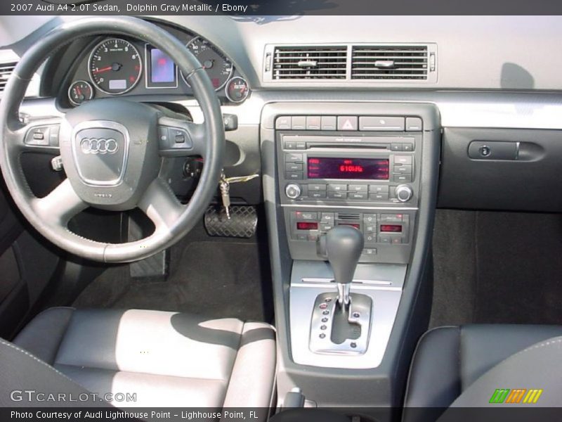 Dolphin Gray Metallic / Ebony 2007 Audi A4 2.0T Sedan