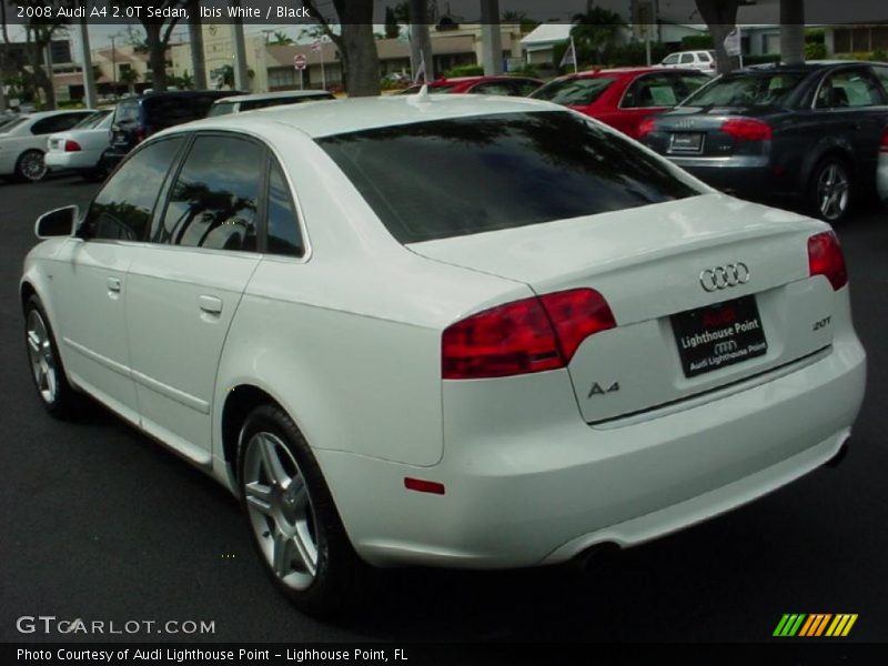 Ibis White / Black 2008 Audi A4 2.0T Sedan