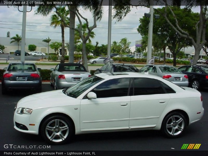 Ibis White / Black 2008 Audi A4 2.0T Sedan