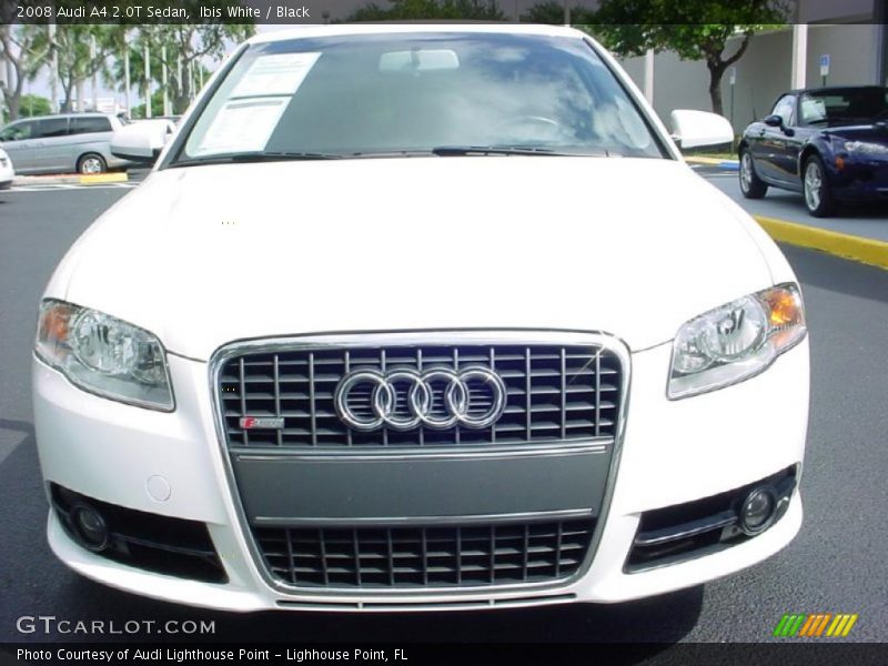 Ibis White / Black 2008 Audi A4 2.0T Sedan