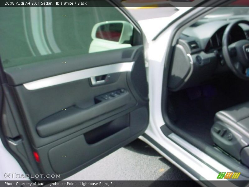 Ibis White / Black 2008 Audi A4 2.0T Sedan