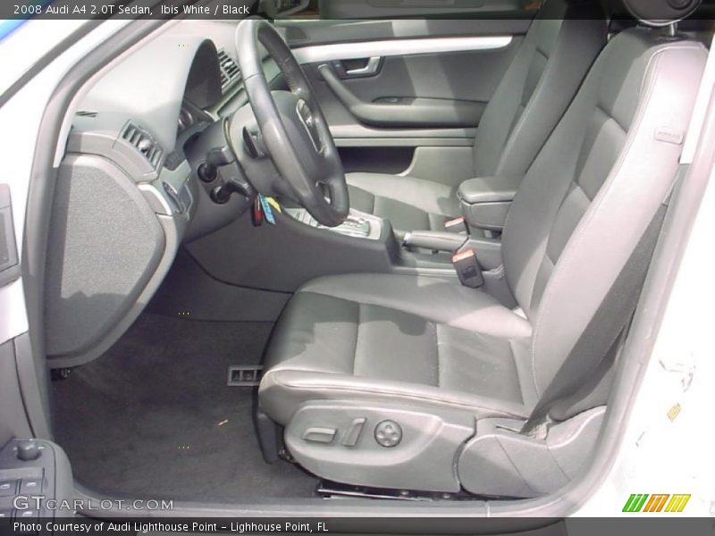 Ibis White / Black 2008 Audi A4 2.0T Sedan