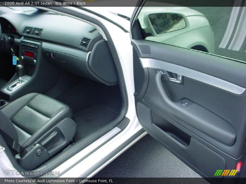 Ibis White / Black 2008 Audi A4 2.0T Sedan