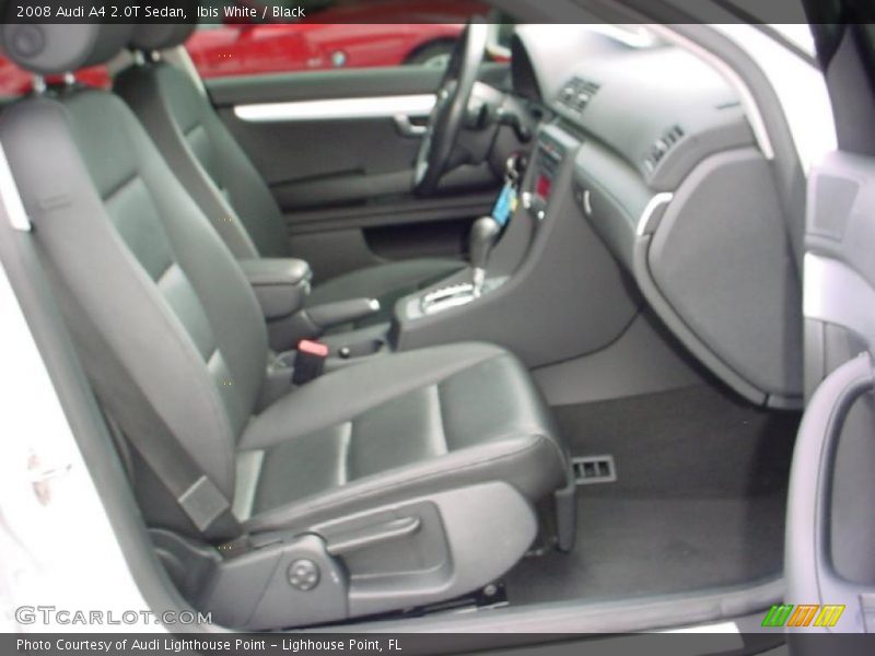 Ibis White / Black 2008 Audi A4 2.0T Sedan
