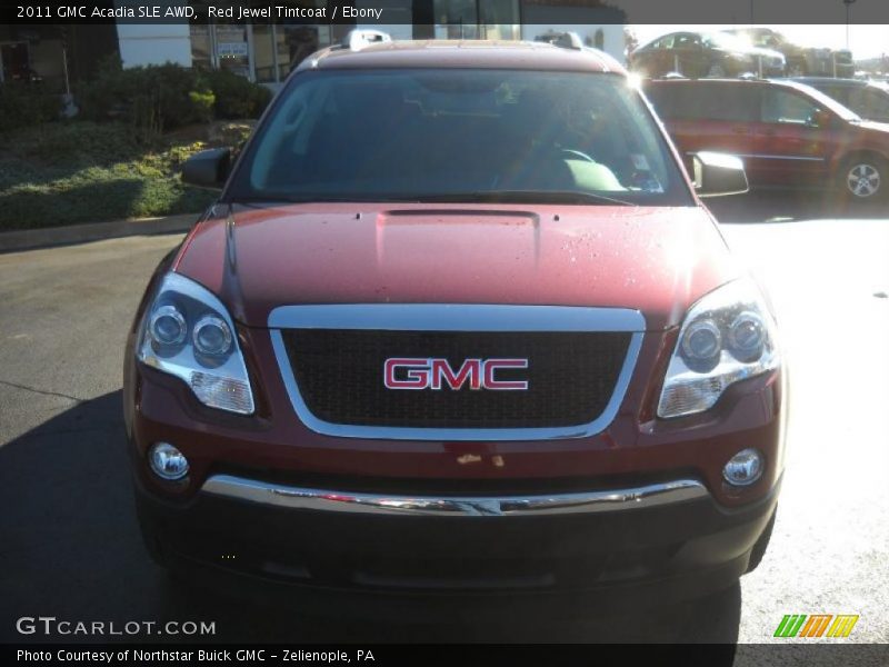 Red Jewel Tintcoat / Ebony 2011 GMC Acadia SLE AWD