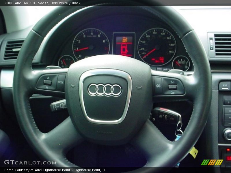Ibis White / Black 2008 Audi A4 2.0T Sedan