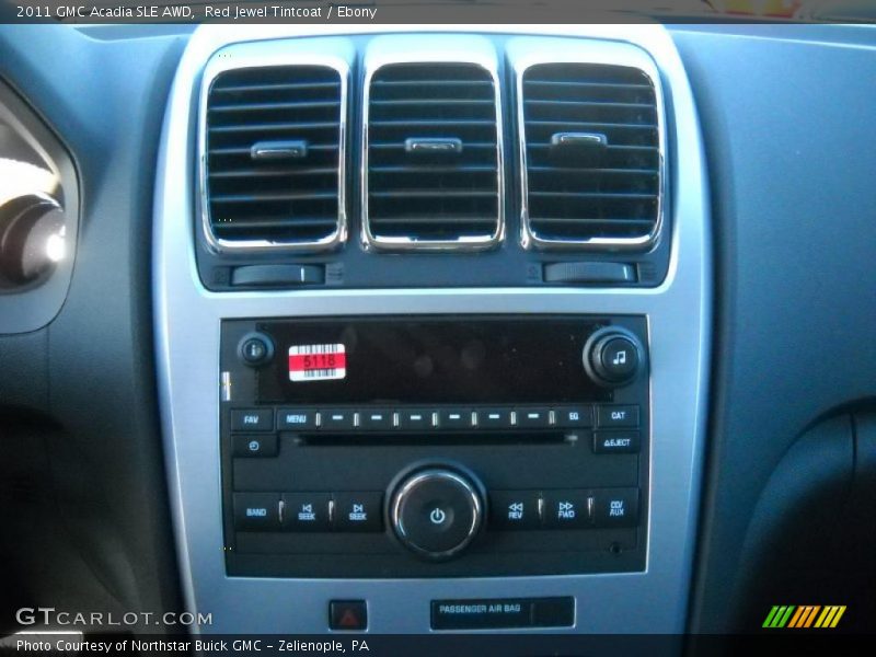 Controls of 2011 Acadia SLE AWD