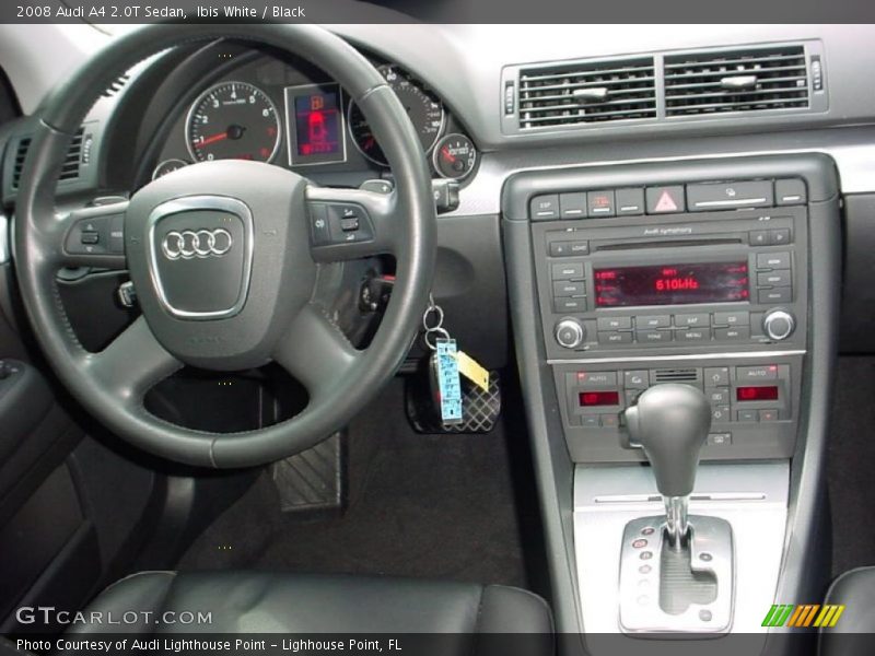 Ibis White / Black 2008 Audi A4 2.0T Sedan